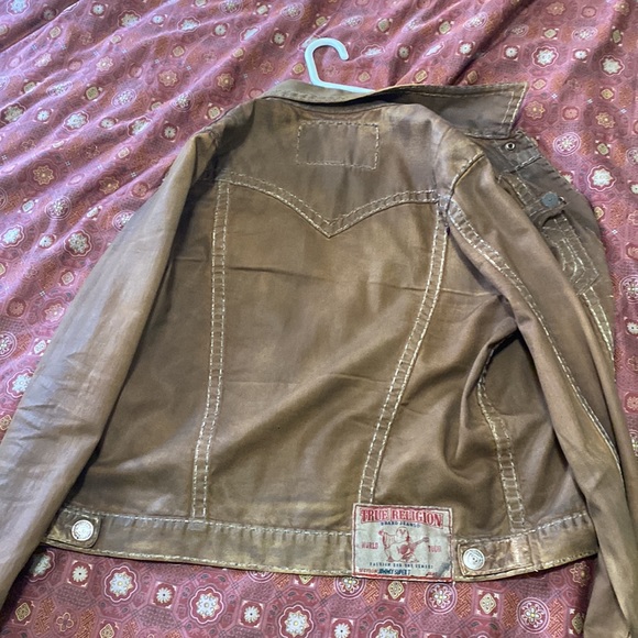XL True Religion Leather Jacket - Picture 2 of 4